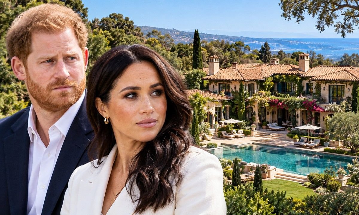 Harry and Meghan at Their Montecito Estat