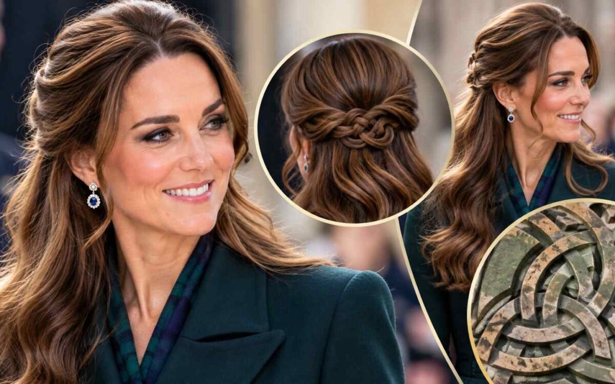 Royal Celtic Knot Hairstyle Portrait