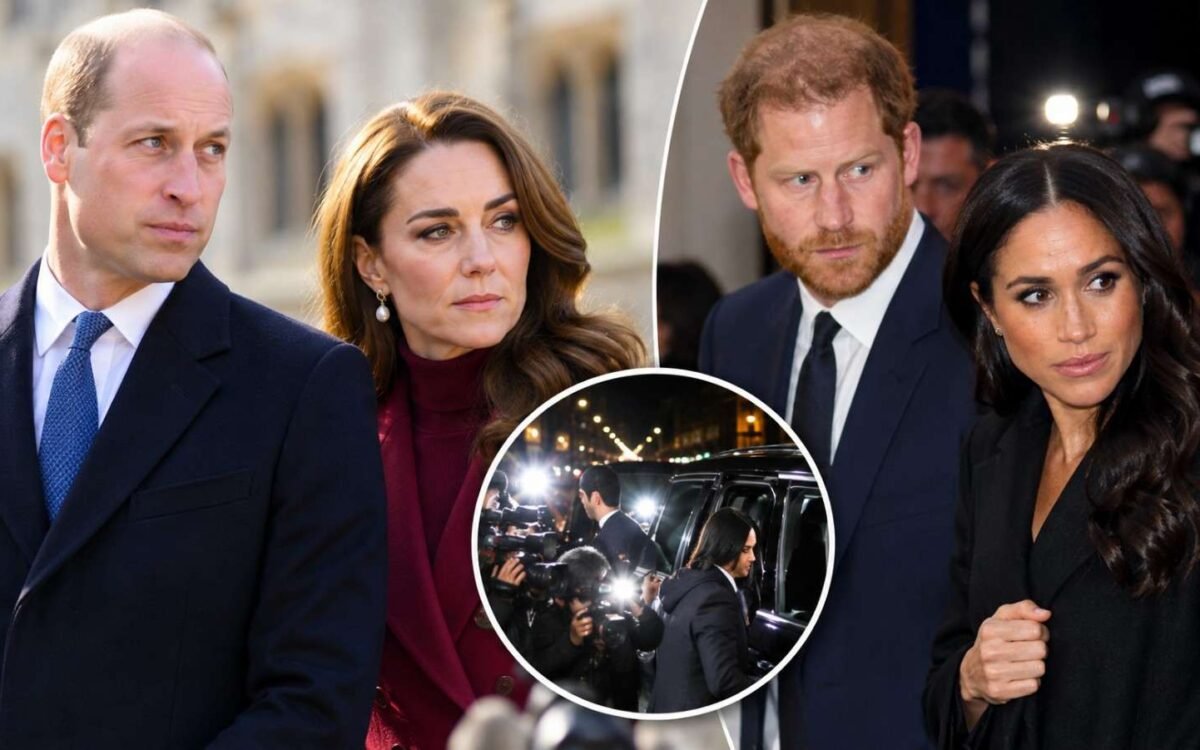 Royal Family Split-Screen and Paparazzi Flash-100kb